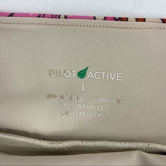 Pilot Active Floral Underwire High-Waisted Bikini Swim Suit Size Large - Picture 3 of 5